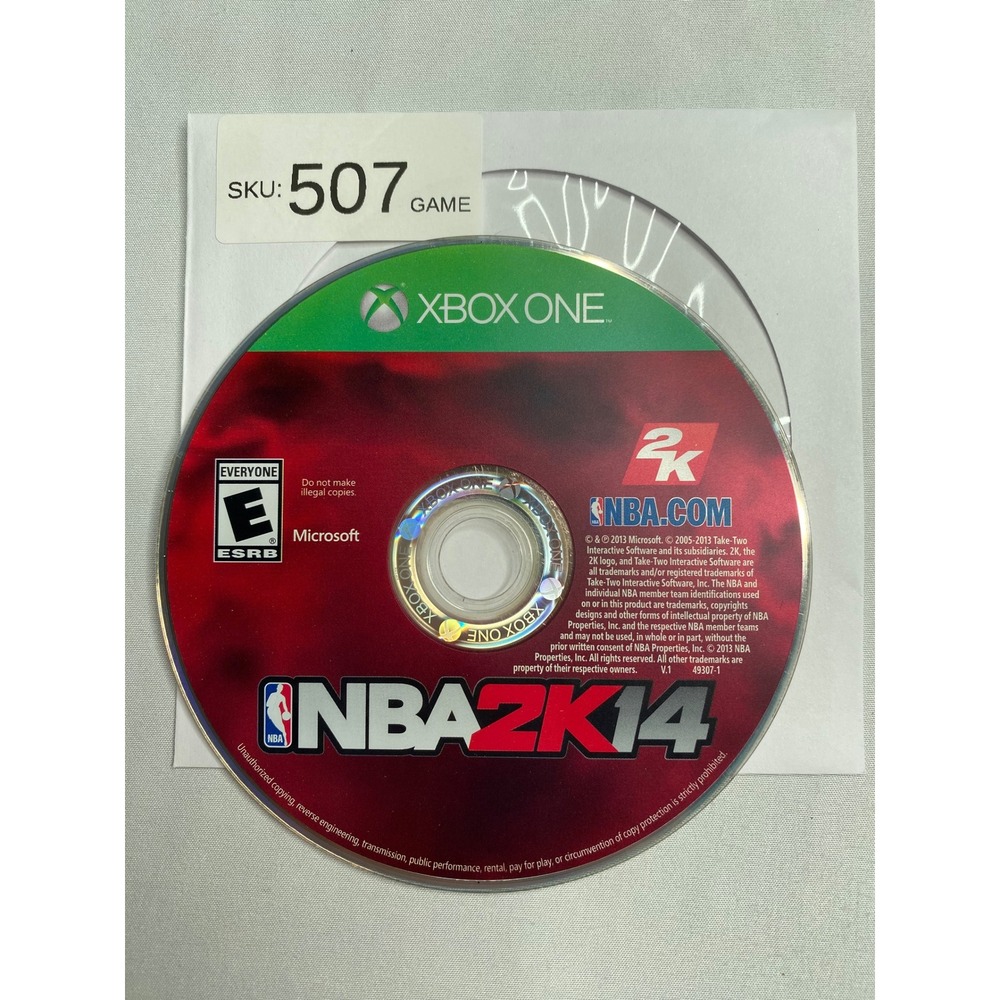 NBA 2K14 Xbox One Game Disc